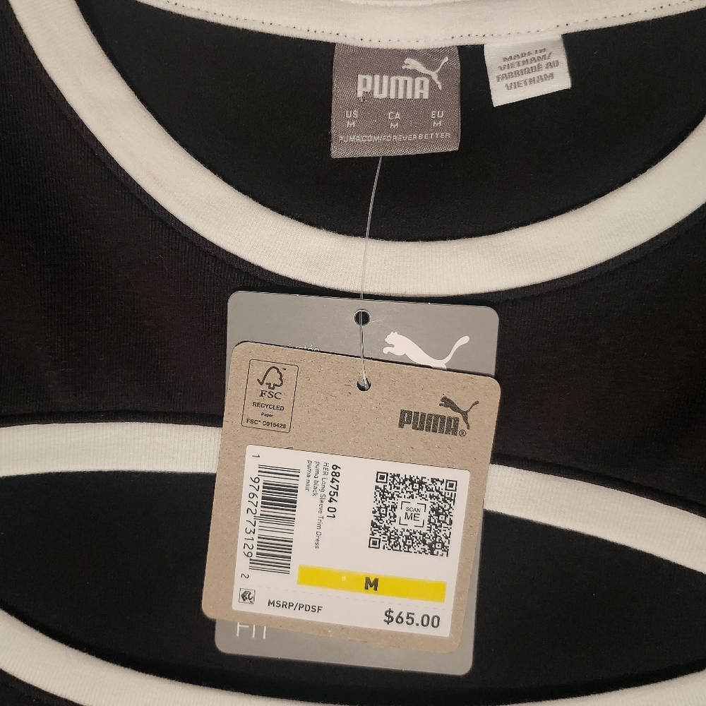 Women's Long Sleeve Slimming Athletic Dress Black Size Medium MSRP $65 - Picture 14 of 16